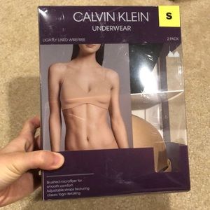 Calvin Klein Bralette 2 Pack, Size Small